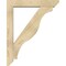Ekena Millwork Funston Slat Rough Sawn Bracket w/ Offset Brace, Douglas Fir, 6"W x 32"D x 40"H BKT0604X32X40FST06RDF - alternate 4